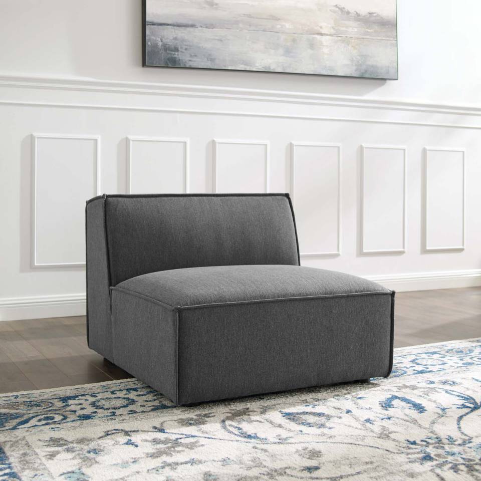 Modway Restore Sectional Sofa Armless Chair - EEI-3872 | Lounge Chairs | Modishstore - 1
