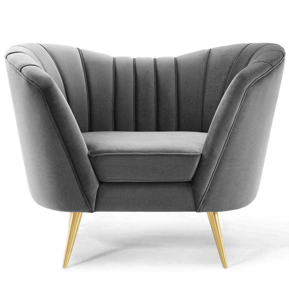 Modway Opportunity Performance Velvet Armchair - EEI-3874 | Armchairs | Modishstore - 5