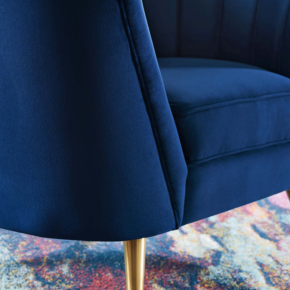 Modway Opportunity Performance Velvet Armchair - EEI-3874 | Armchairs | Modishstore - 14