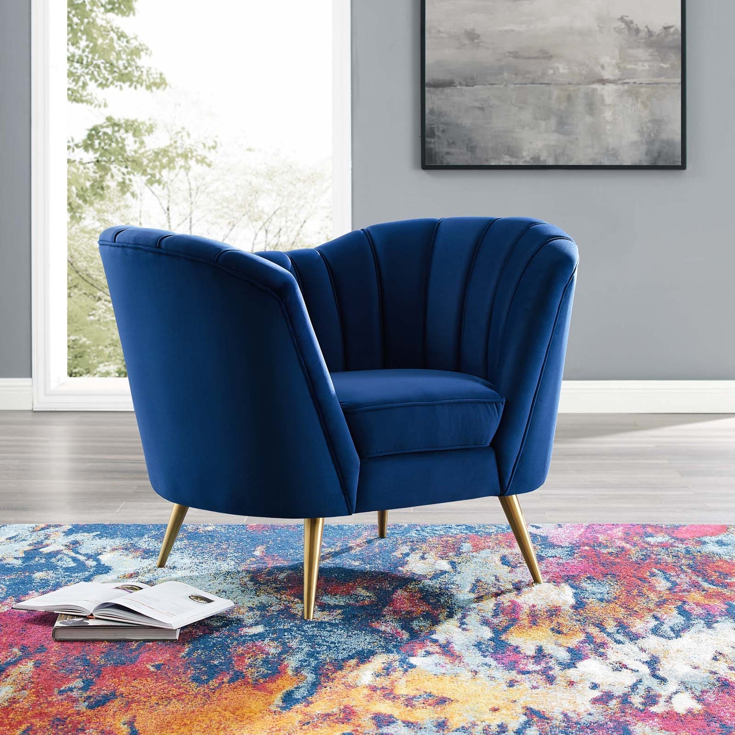Modway Opportunity Performance Velvet Armchair - EEI-3874 | Armchairs | Modishstore - 8