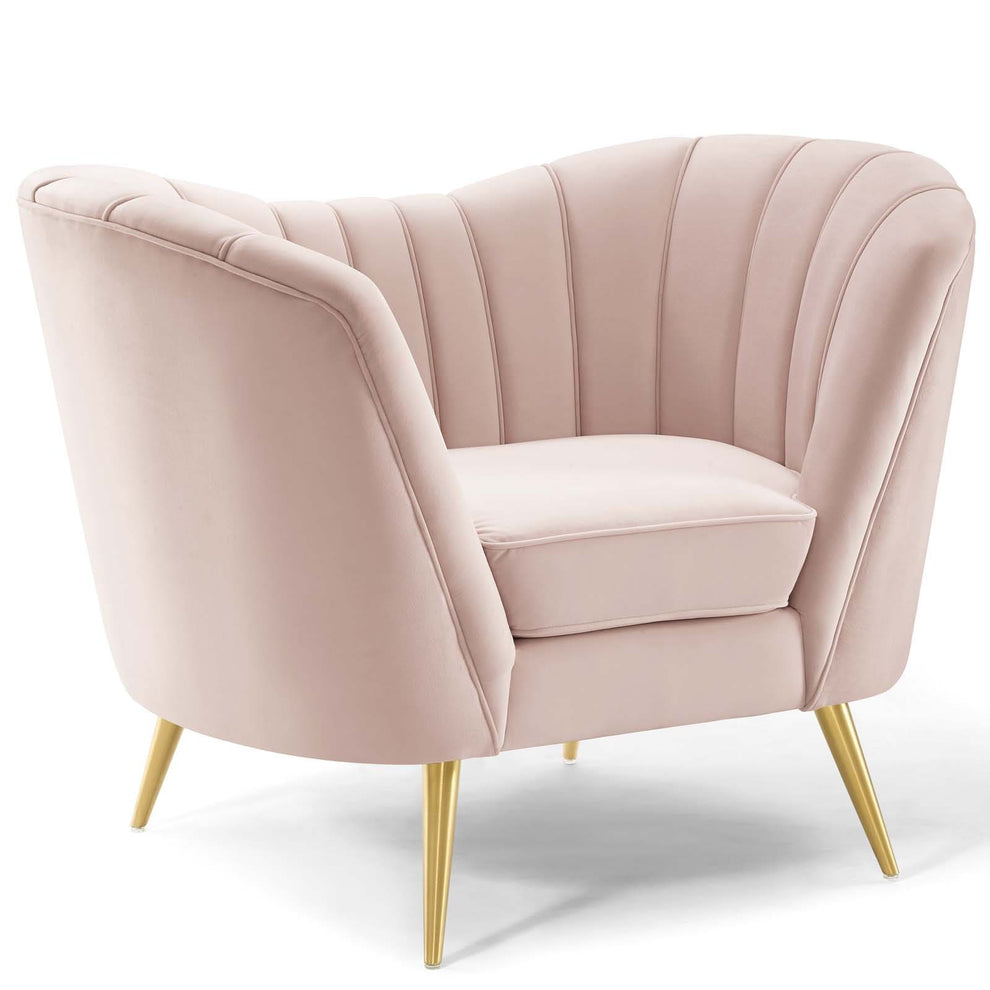 Modway Opportunity Performance Velvet Armchair - EEI-3874 | Armchairs | Modishstore - 17