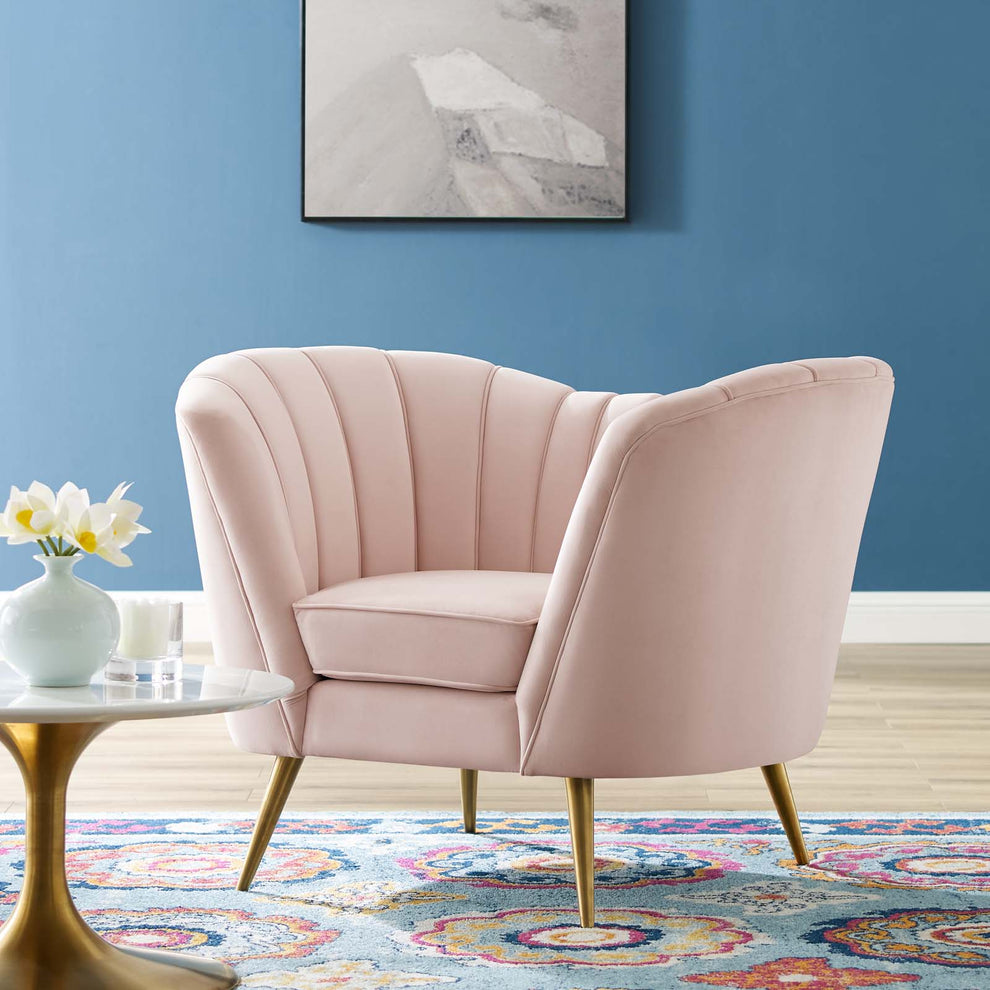 Modway Opportunity Performance Velvet Armchair - EEI-3874 | Armchairs | Modishstore - 16