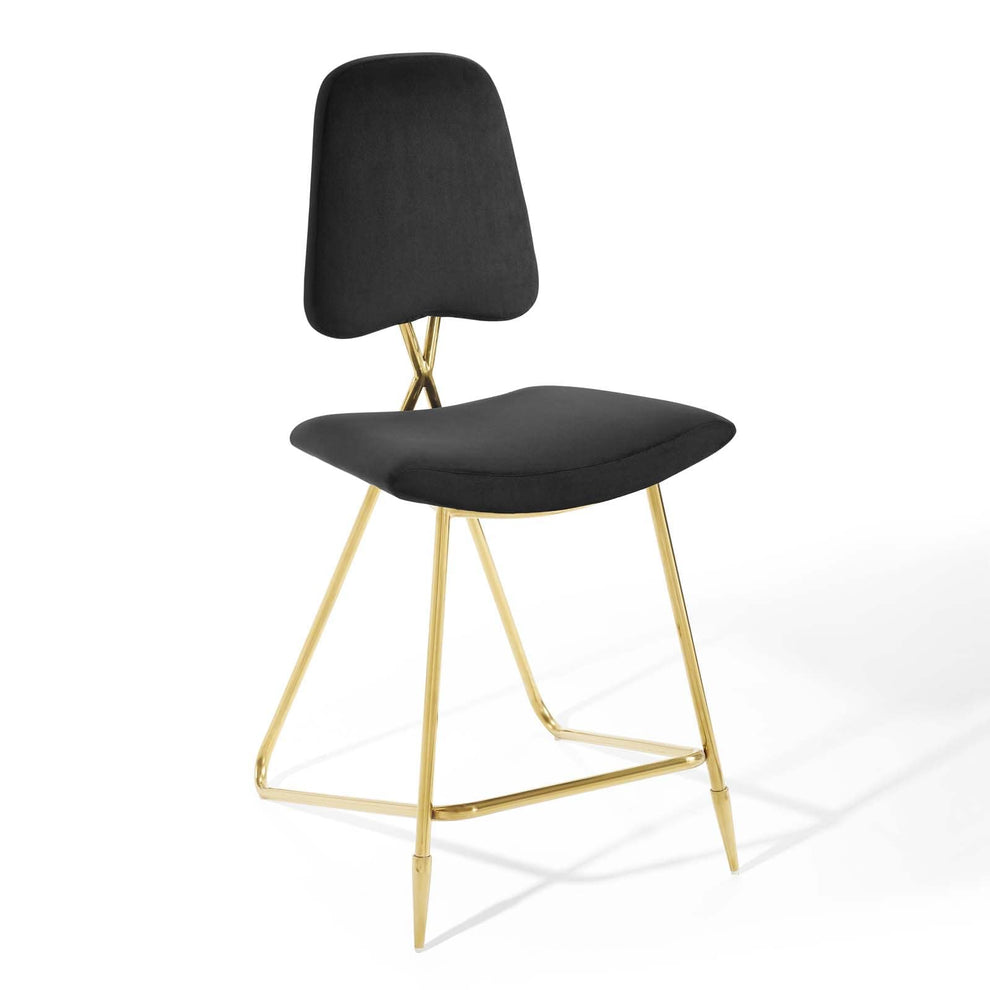 Modway Ponder Performance Velvet Counter Stool - EEI-3879 | Counter Stools | Modishstore - 1