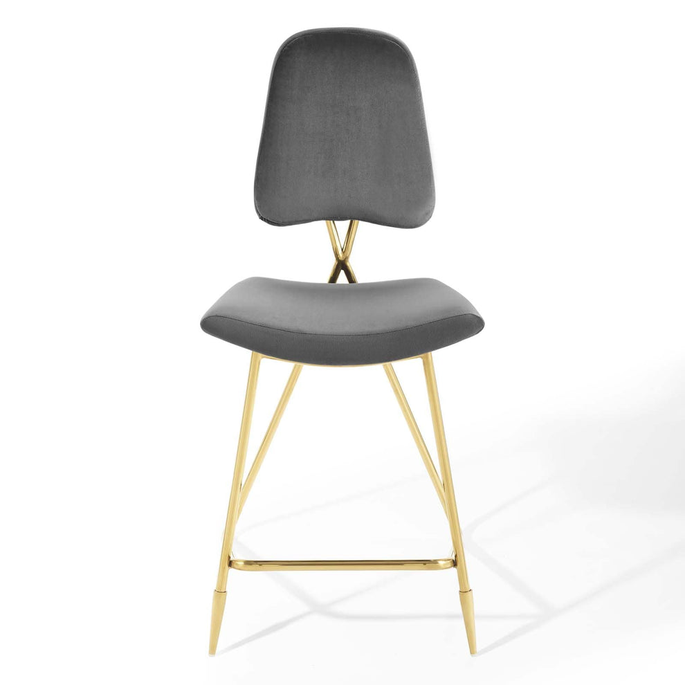 Modway Ponder Performance Velvet Counter Stool - EEI-3879 | Counter Stools | Modishstore - 13