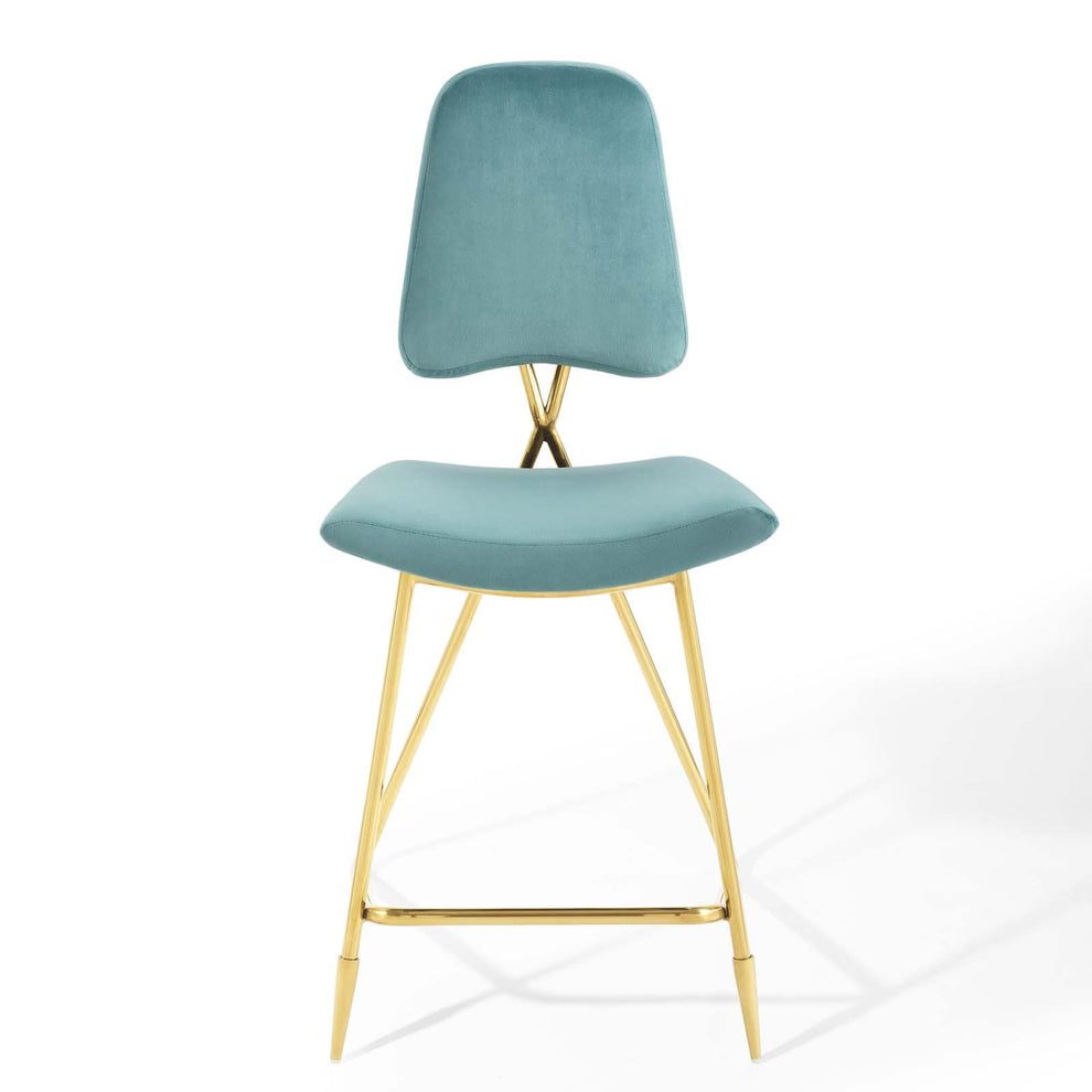 Modway Ponder Performance Velvet Counter Stool - EEI-3879 | Counter Stools | Modishstore - 38