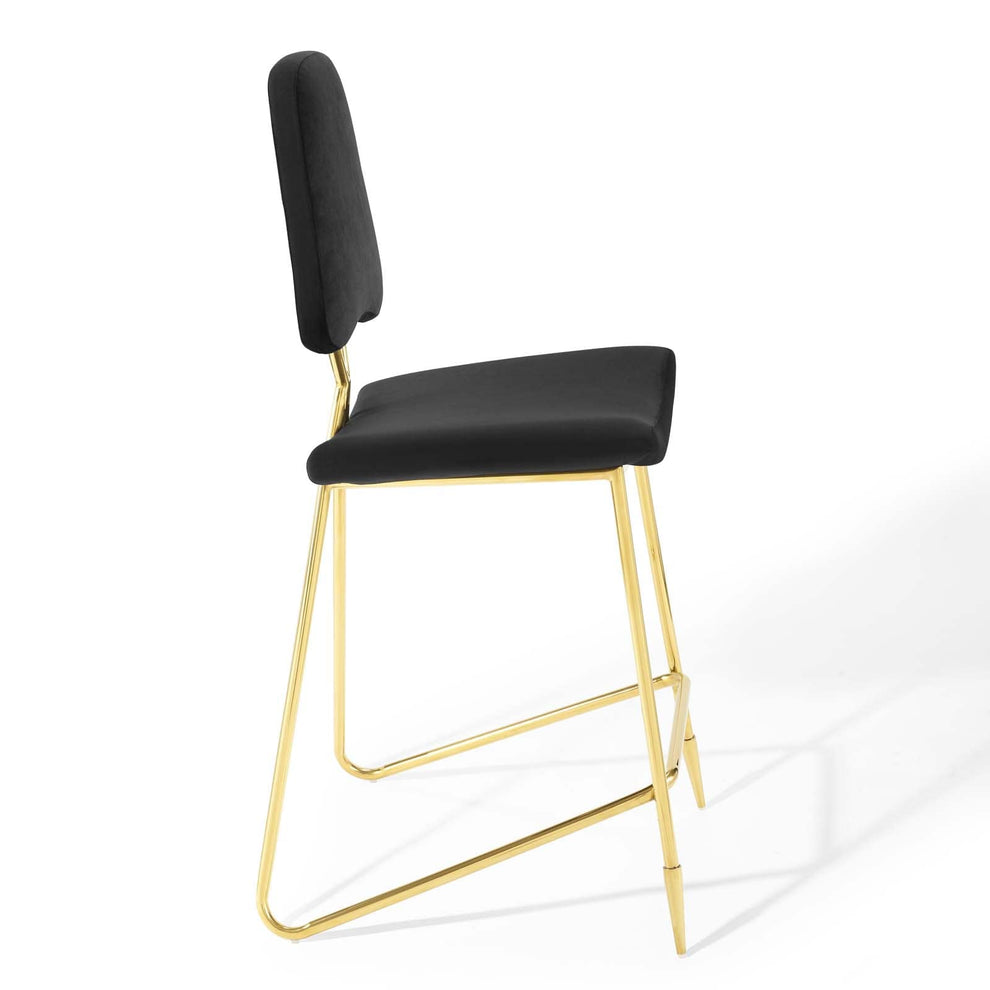 Modway Ponder Performance Velvet Bar Stool - EEI-3880 | Bar Stools | Modishstore - 4