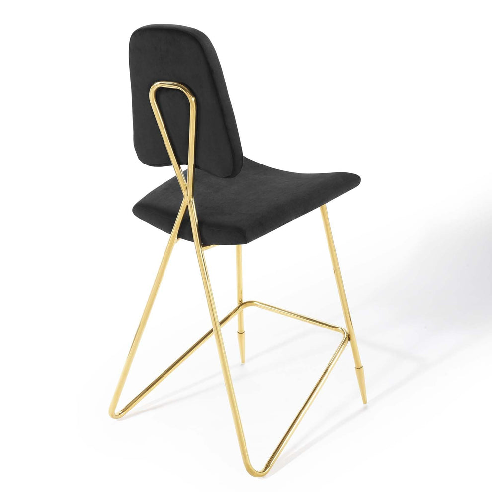 Modway Ponder Performance Velvet Bar Stool - EEI-3880 | Bar Stools | Modishstore - 5