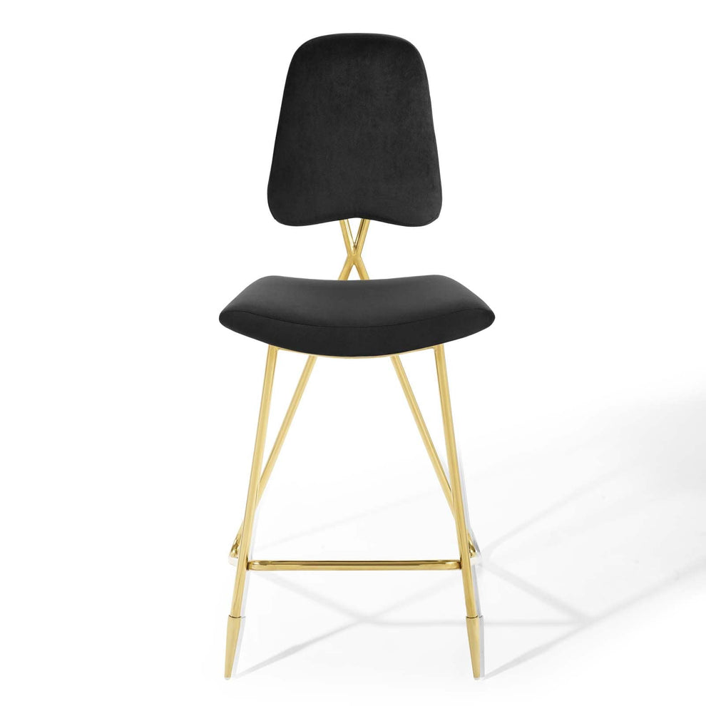 Modway Ponder Performance Velvet Bar Stool - EEI-3880 | Bar Stools | Modishstore - 6