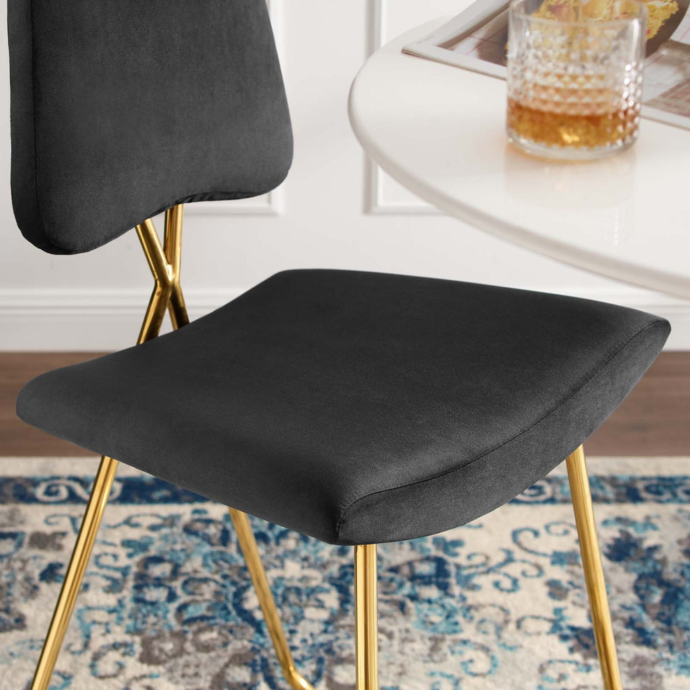Modway Ponder Performance Velvet Bar Stool - EEI-3880 | Bar Stools | Modishstore - 1