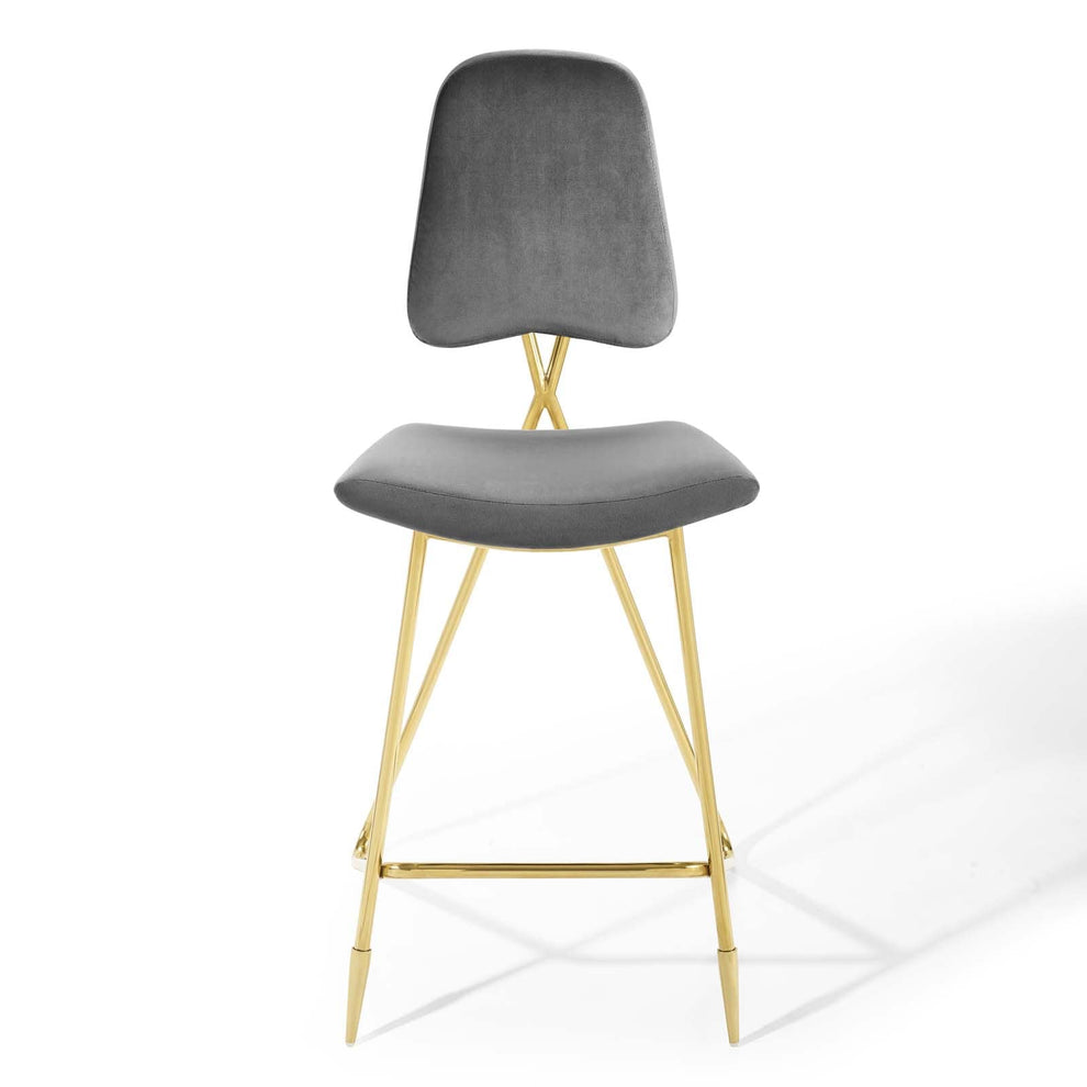 Modway Ponder Performance Velvet Bar Stool - EEI-3880 | Bar Stools | Modishstore - 13
