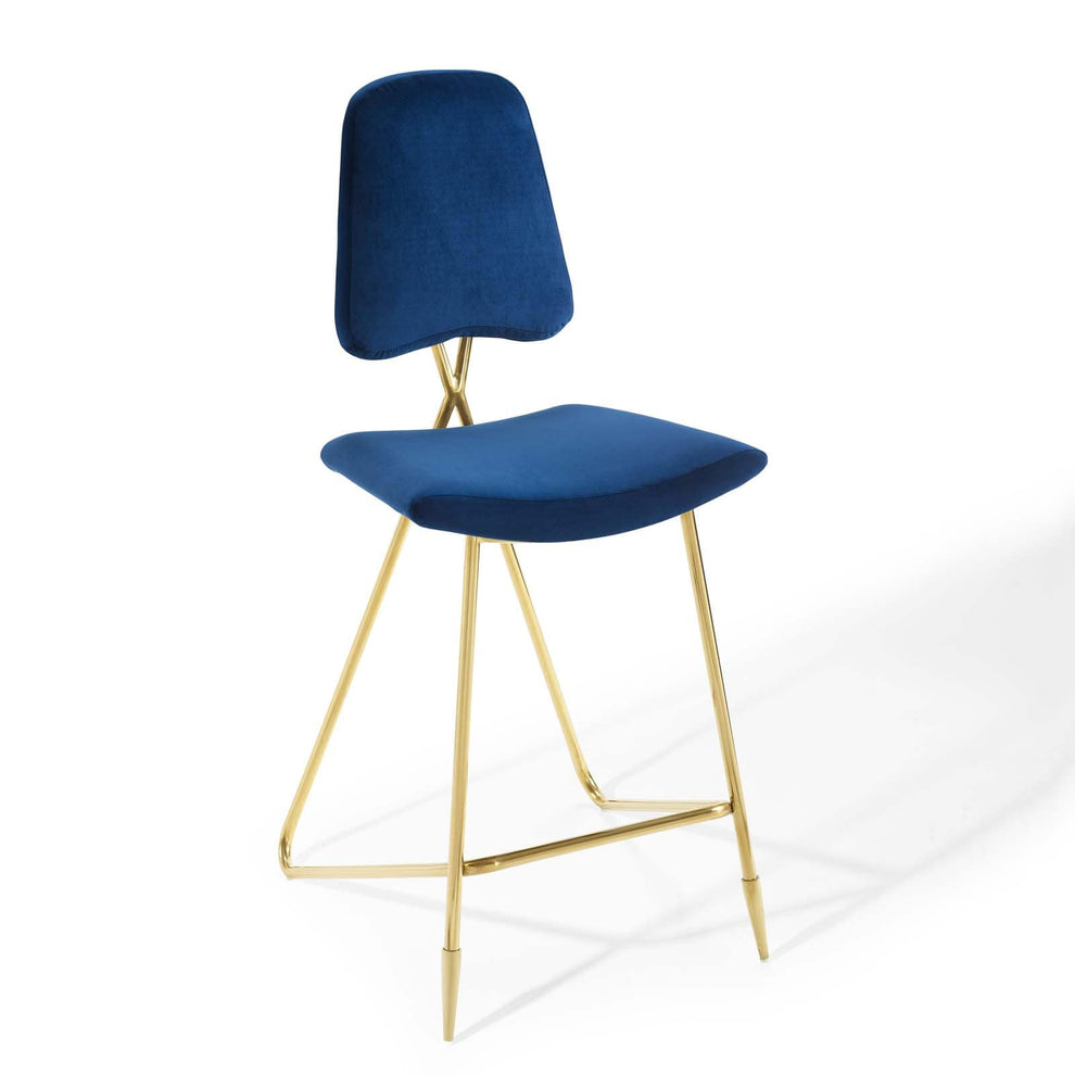 Modway Ponder Performance Velvet Bar Stool - EEI-3880 | Bar Stools | Modishstore - 25