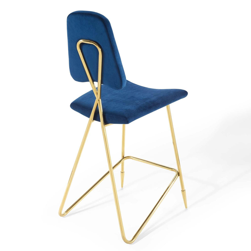 Modway Ponder Performance Velvet Bar Stool - EEI-3880 | Bar Stools | Modishstore - 28