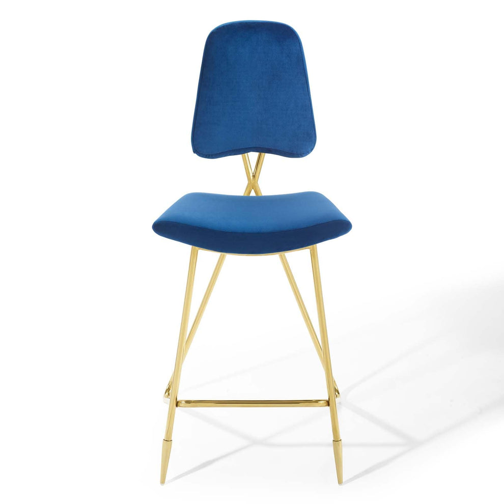 Modway Ponder Performance Velvet Bar Stool - EEI-3880 | Bar Stools | Modishstore - 29