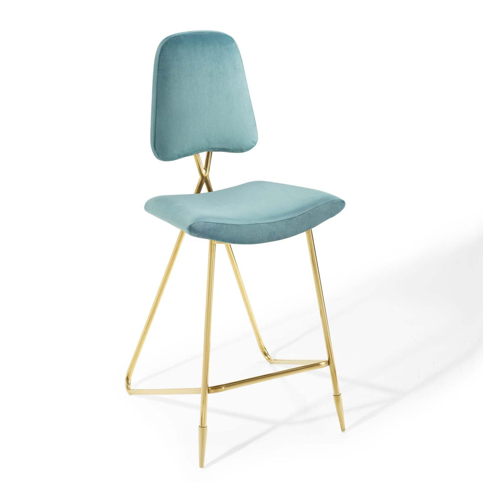 Modway Ponder Performance Velvet Bar Stool - EEI-3880 | Bar Stools | Modishstore - 34