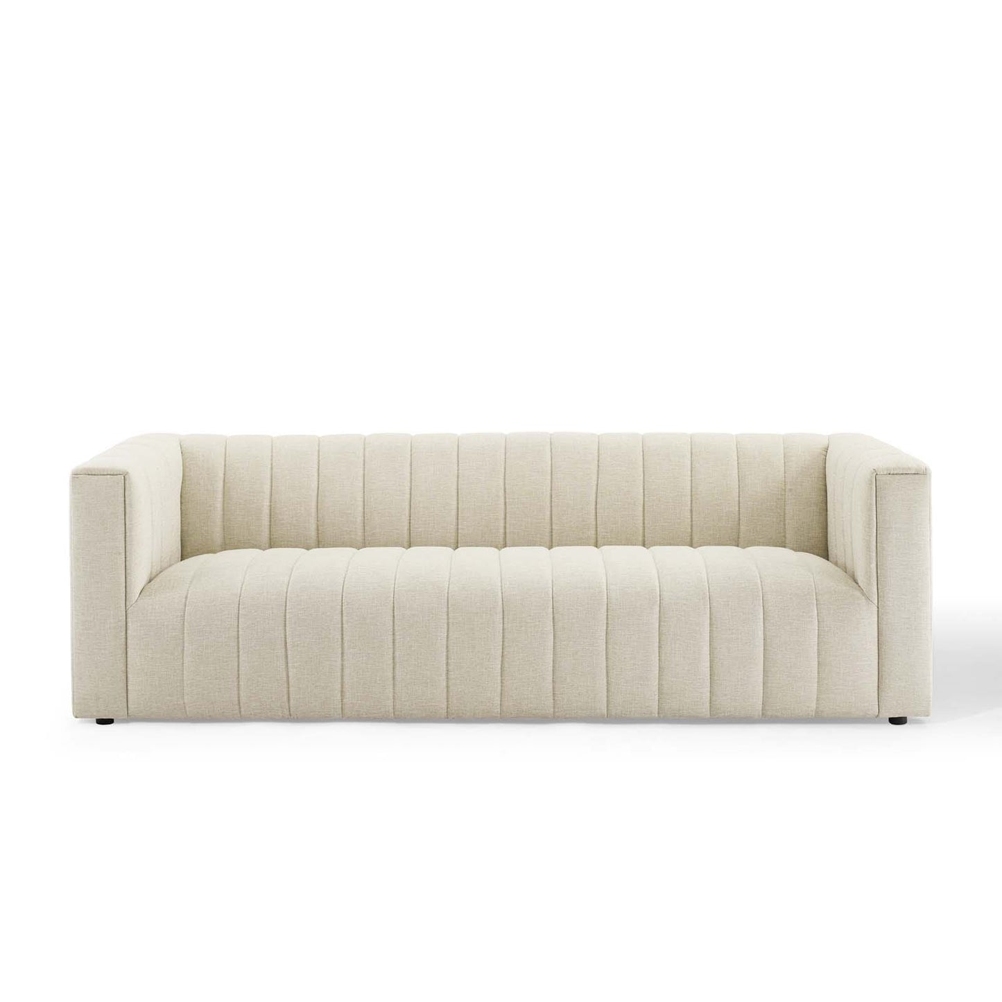 Modway Reflection Channel Tufted Upholstered Fabric Sofa | Sofas | Modishstore-11