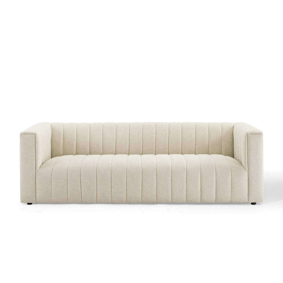 Modway Reflection Channel Tufted Upholstered Fabric Sofa - EEI-3881 | Sofas | Modishstore - 2