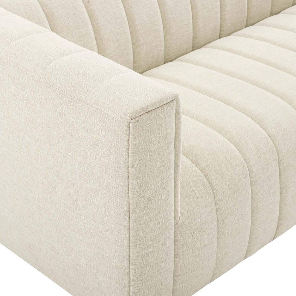 Modway Reflection Channel Tufted Upholstered Fabric Sofa - EEI-3881 | Sofas | Modishstore - 7