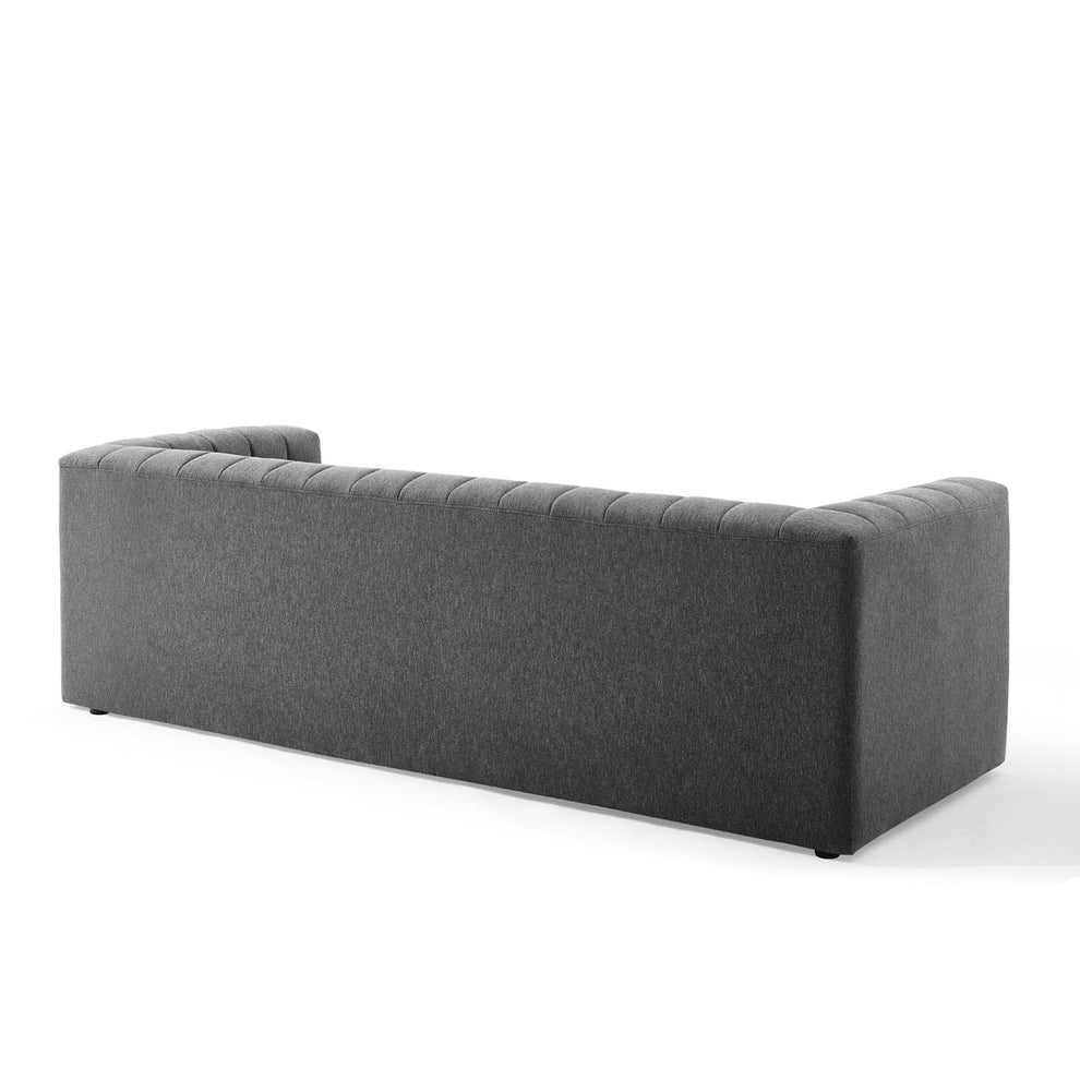 Modway Reflection Channel Tufted Upholstered Fabric Sofa - EEI-3881 | Sofas | Modishstore - 14