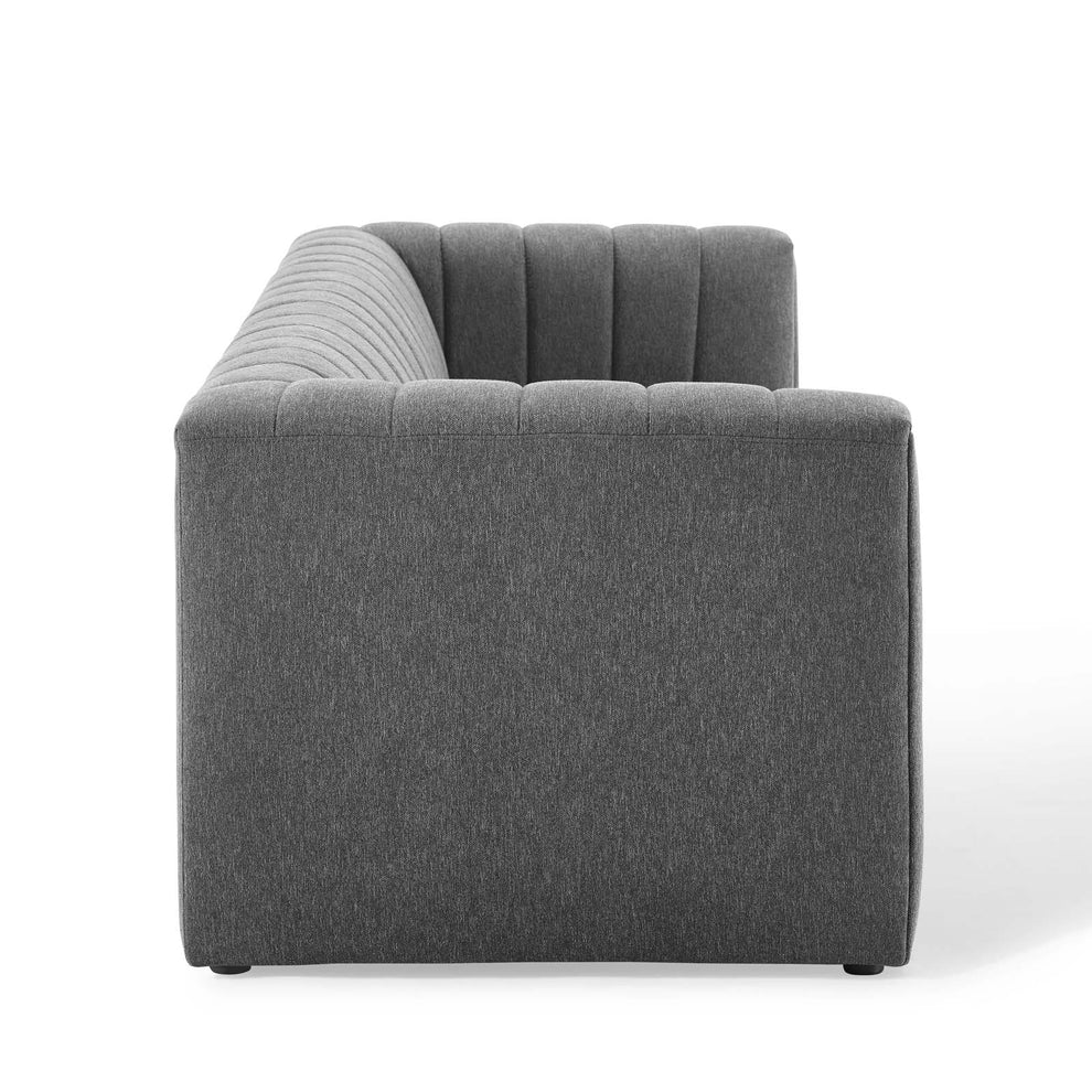 Modway Reflection Channel Tufted Upholstered Fabric Sofa - EEI-3881 | Sofas | Modishstore - 15