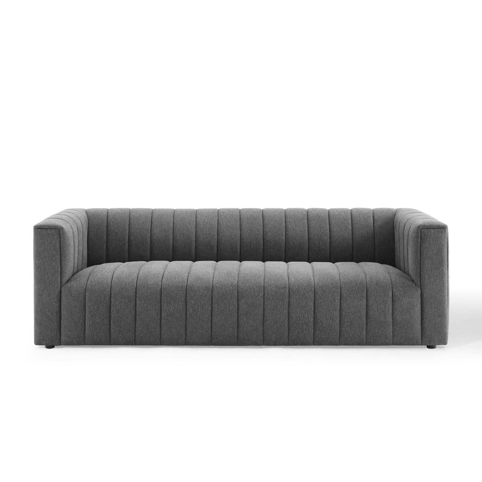 Modway Reflection Channel Tufted Upholstered Fabric Sofa - EEI-3881 | Sofas | Modishstore - 11