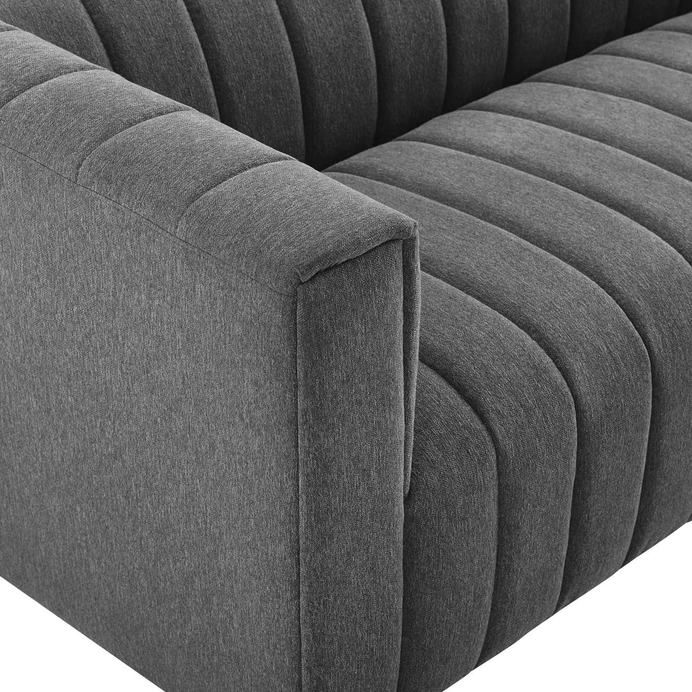 Modway Reflection Channel Tufted Upholstered Fabric Sofa - EEI-3881 | Sofas | Modishstore - 16