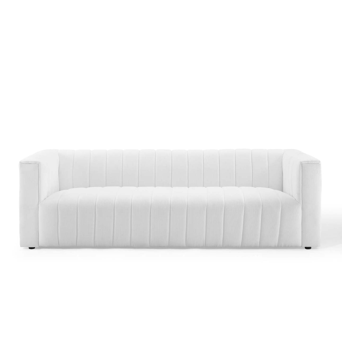Modway Reflection Channel Tufted Upholstered Fabric Sofa | Sofas | Modishstore-35