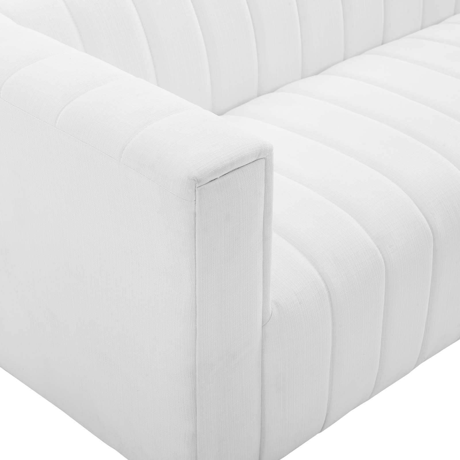 Modway Reflection Channel Tufted Upholstered Fabric Sofa | Sofas | Modishstore-41