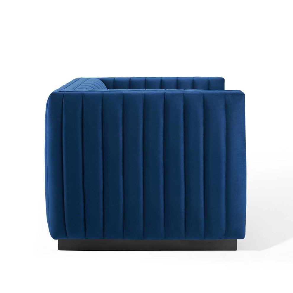 Modway Conjure Channel Tufted Performance Velvet Accent Armchair - EEI-3884 | Armchairs | Modishstore - 4