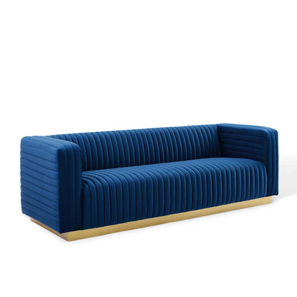 Modway Charisma Channel Tufted Performance Velvet Living Room Sofa - EEI-3886 | Sofas | Modishstore - 17