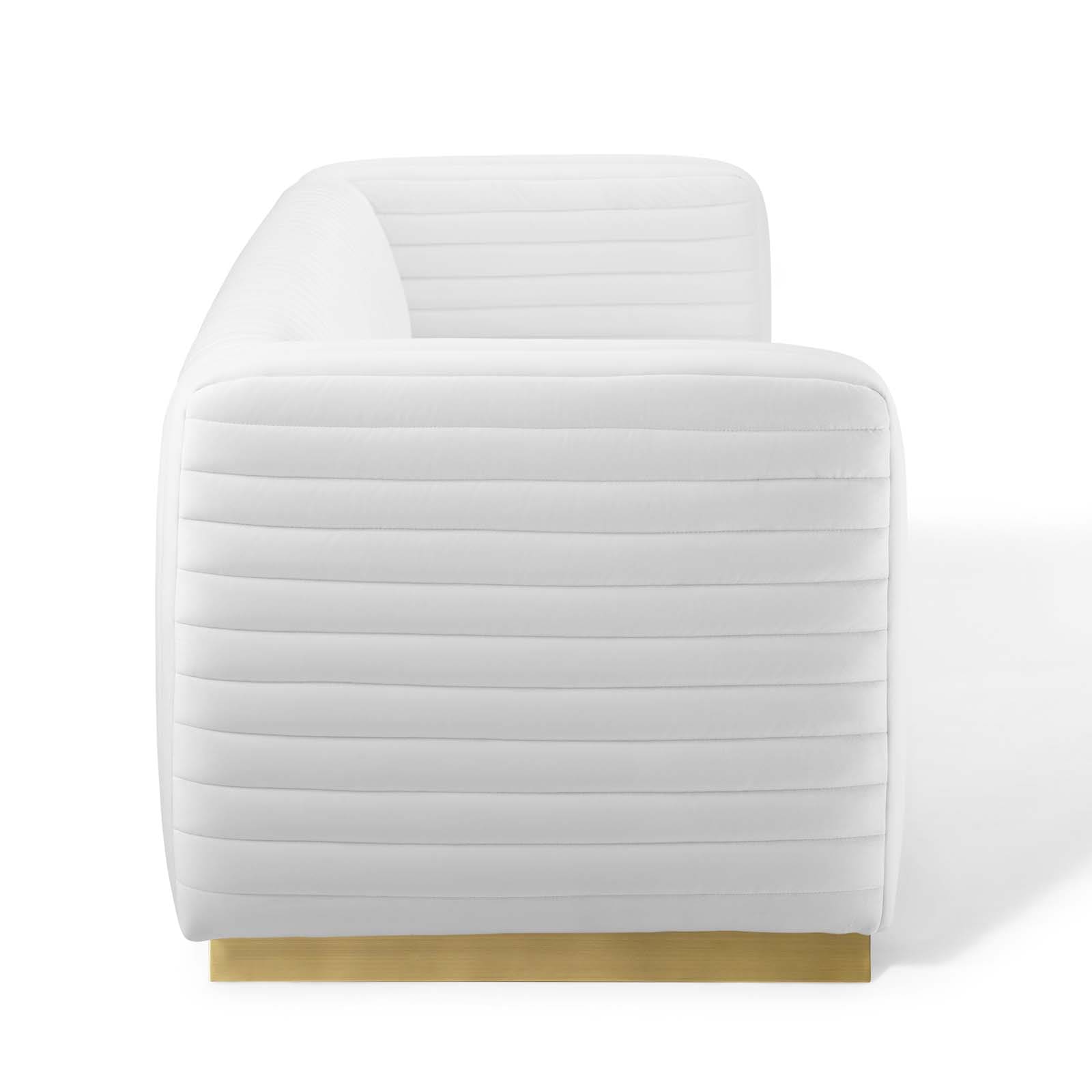 Modway Charisma Channel Tufted Performance Velvet Living Room Sofa - EEI-3886 | Sofas | Modishstore - 27