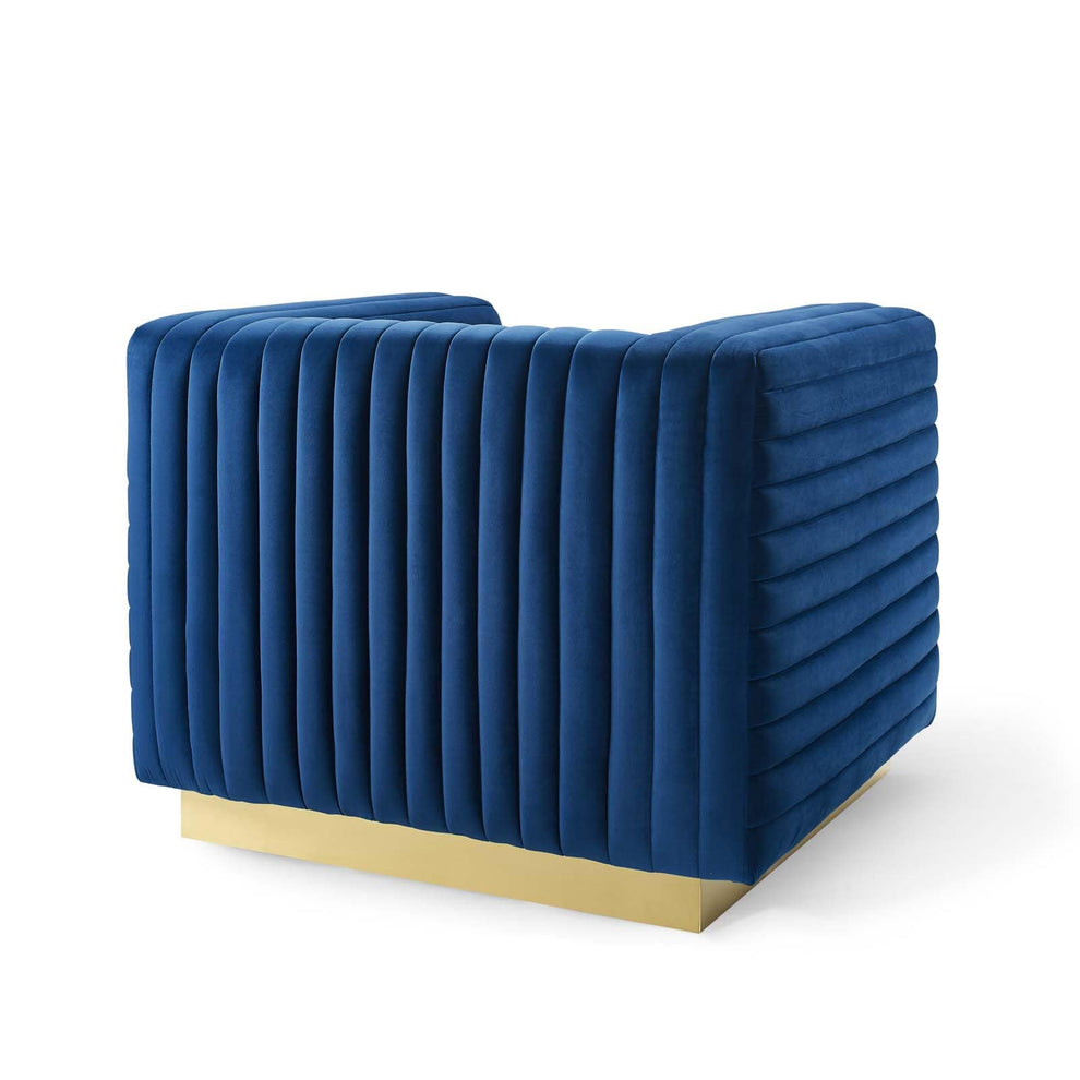 Modway Charisma Channel Tufted Performance Velvet Accent Armchair - EEI-3887 | Armchairs | Modishstore - 20