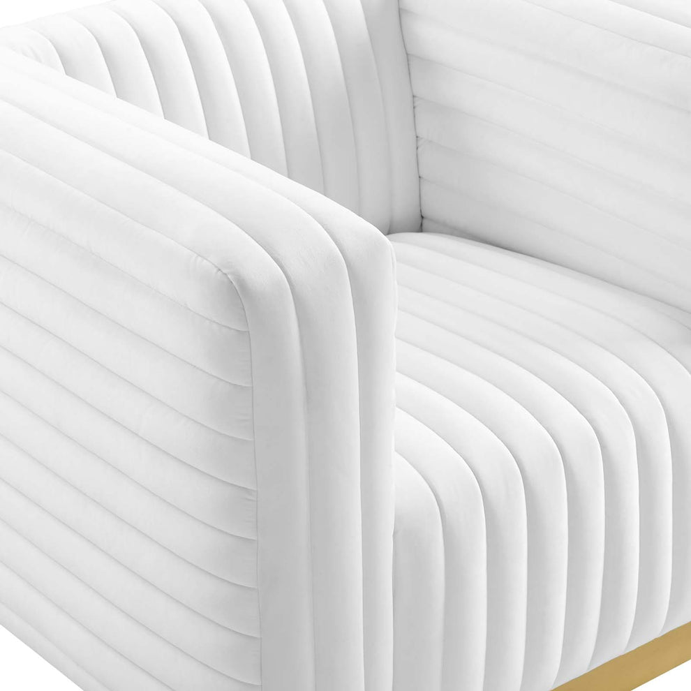 Modway Charisma Channel Tufted Performance Velvet Accent Armchair - EEI-3887 | Armchairs | Modishstore - 29