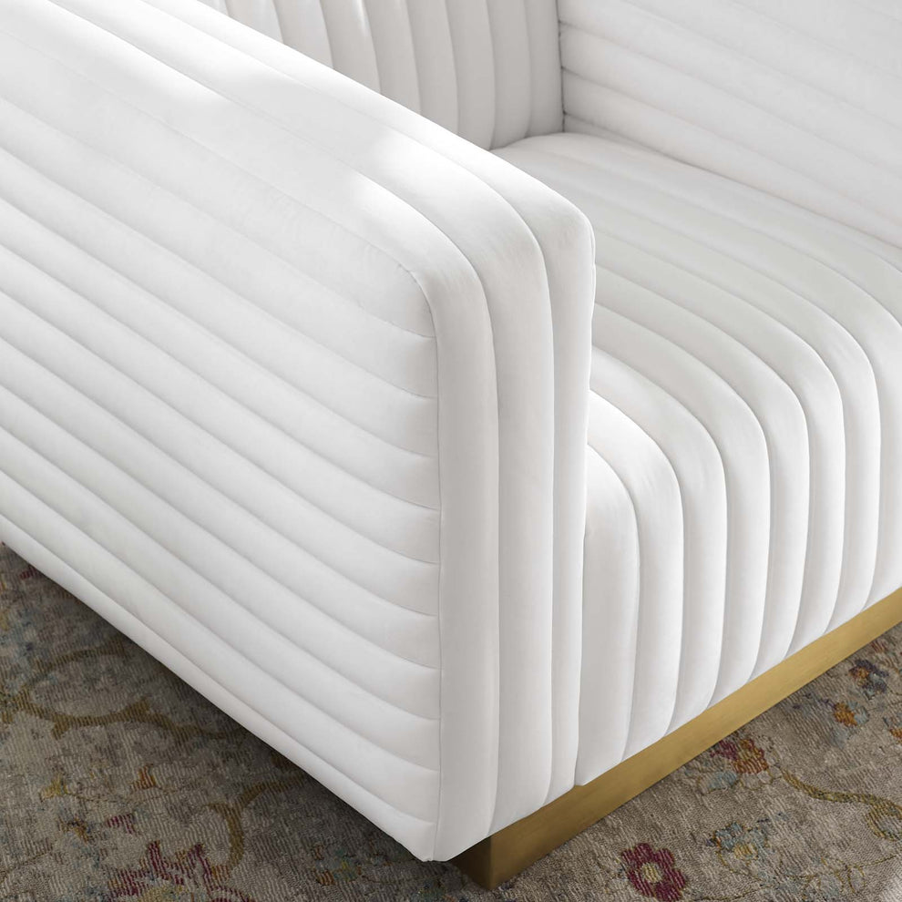 Modway Charisma Channel Tufted Performance Velvet Accent Armchair - EEI-3887 | Armchairs | Modishstore - 30