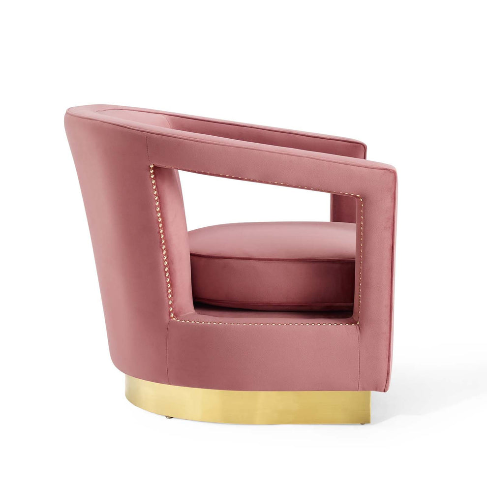 Modway Frolick Performance Velvet Armchair - EEI-3888 | Armchairs | Modishstore - 4