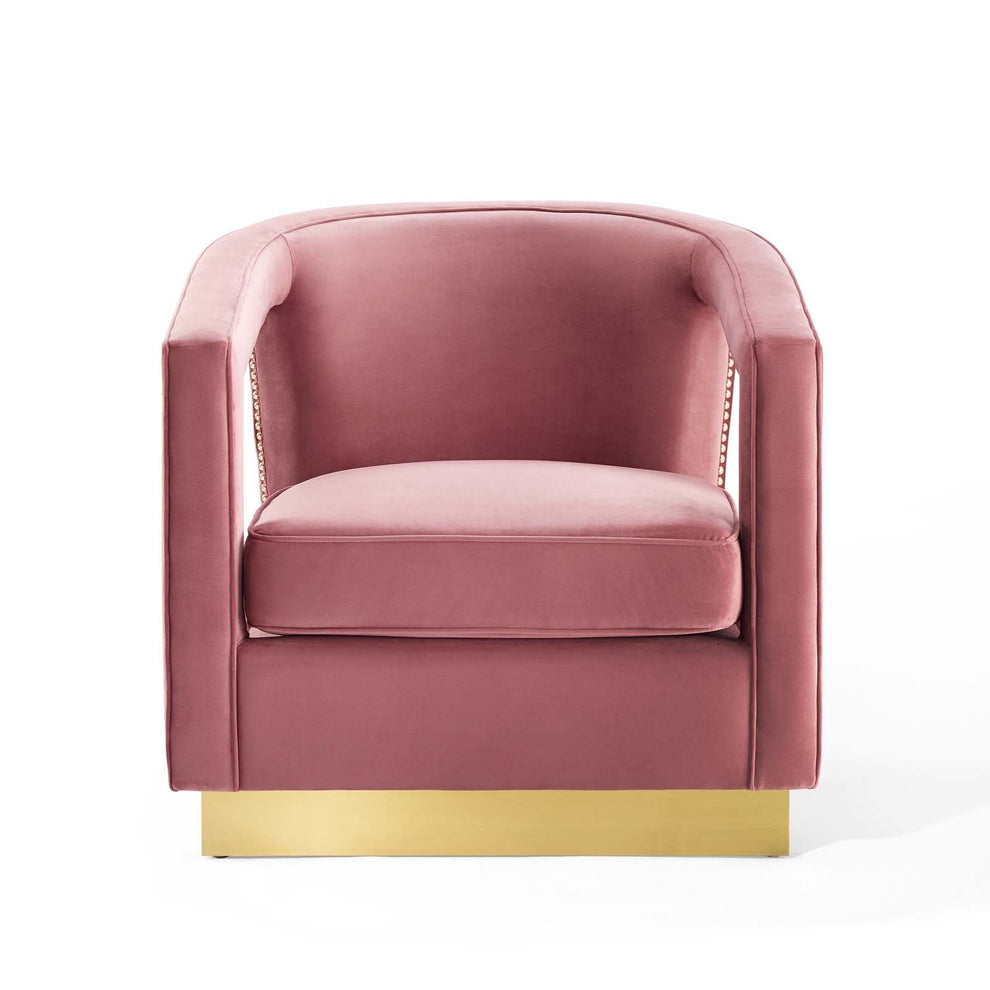 Modway Frolick Performance Velvet Armchair - EEI-3888 | Armchairs | Modishstore - 6