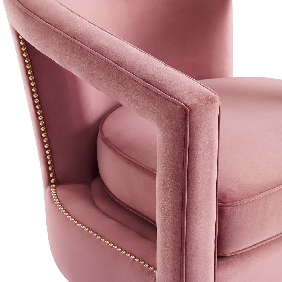 Modway Frolick Performance Velvet Armchair - EEI-3888 | Armchairs | Modishstore - 7