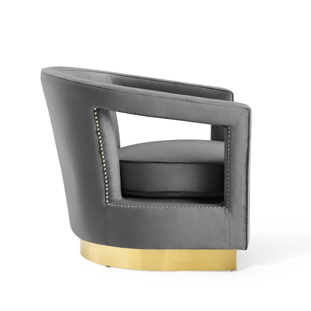 Modway Frolick Performance Velvet Armchair - EEI-3888 | Armchairs | Modishstore - 13