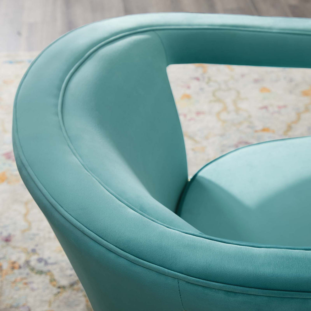 Modway Frolick Performance Velvet Armchair - EEI-3888 | Armchairs | Modishstore - 53
