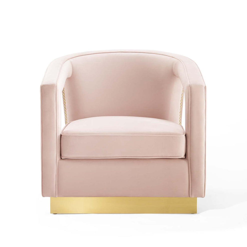 Modway Frolick Performance Velvet Armchair - EEI-3888 | Armchairs | Modishstore - 36