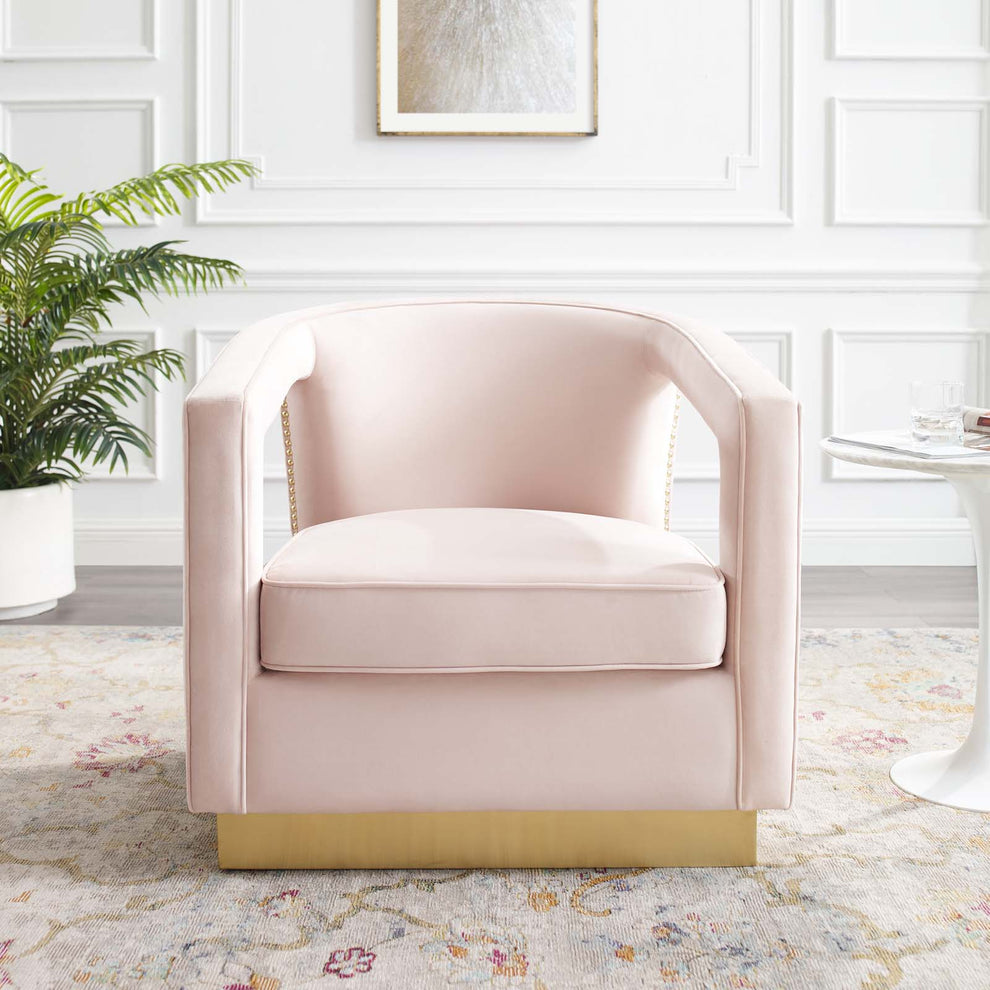 Modway Frolick Performance Velvet Armchair - EEI-3888 | Armchairs | Modishstore - 39
