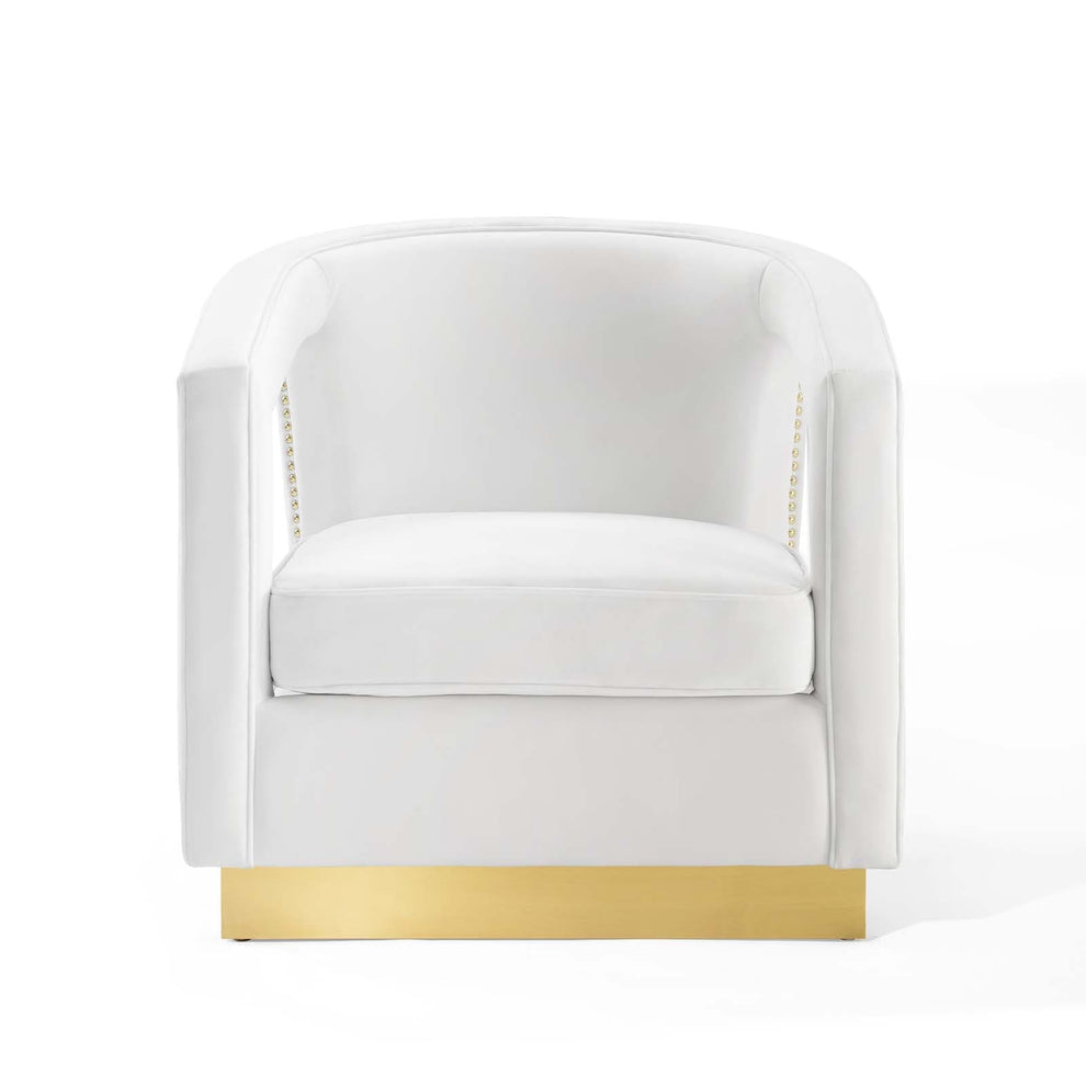 Modway Frolick Performance Velvet Armchair - EEI-3888 | Armchairs | Modishstore - 45
