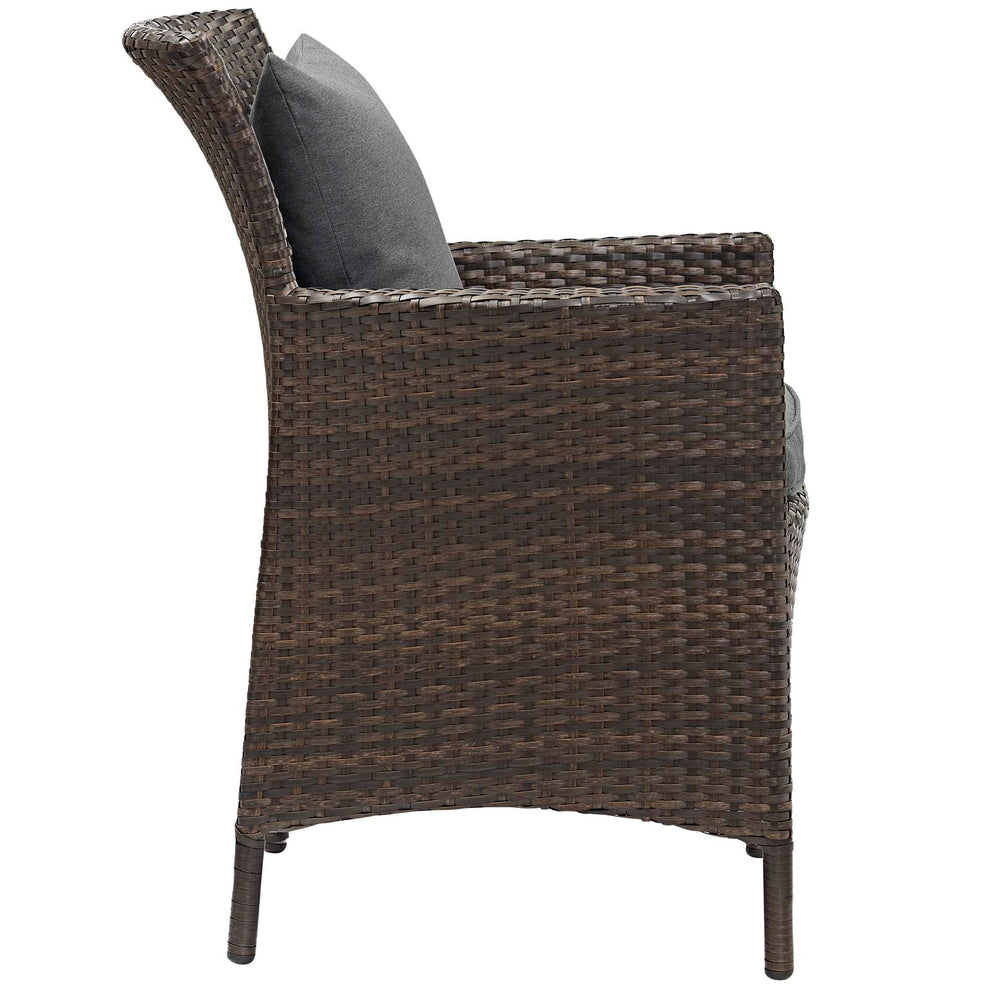Modway Conduit 5 Piece Outdoor Patio Wicker Rattan Set - EEI-3892 | Outdoor Dining Sets | Modishstore - 12