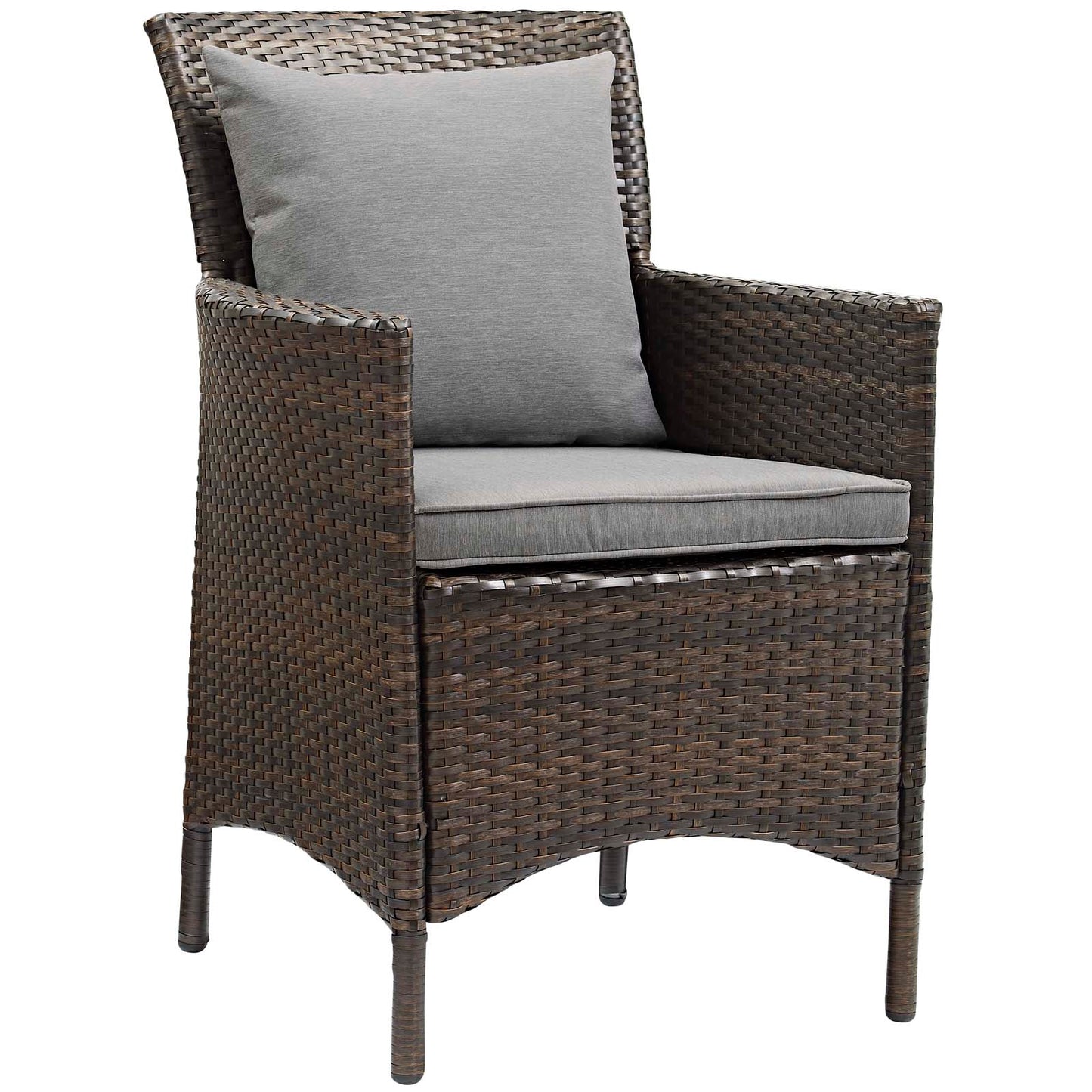 Modway Conduit 5 Piece Outdoor Patio Wicker Rattan Set - EEI-3892 | Outdoor Dining Sets | Modishstore - 23