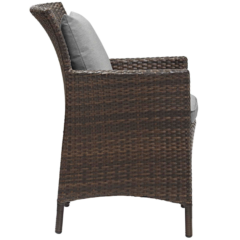 Modway Conduit 5 Piece Outdoor Patio Wicker Rattan Set - EEI-3892 | Outdoor Dining Sets | Modishstore - 24