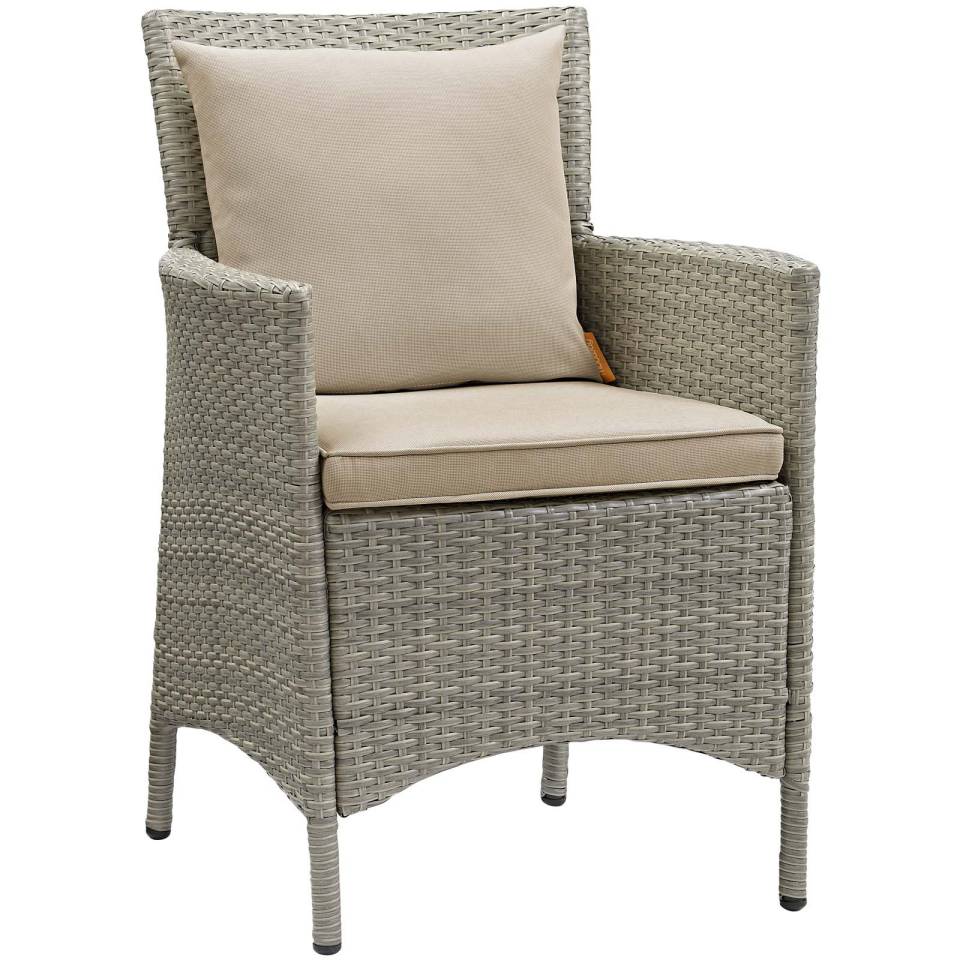 Modway Conduit 5 Piece Outdoor Patio Wicker Rattan Dining Set - EEI-3894 | Outdoor Dining Sets | Modishstore - 3