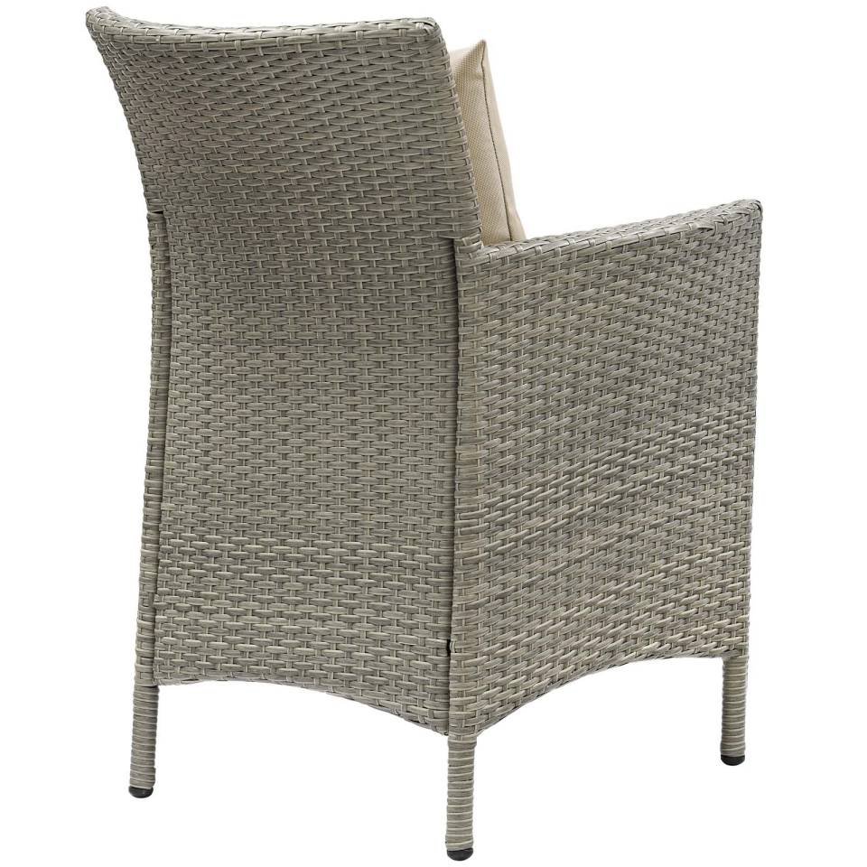 Modway Conduit 5 Piece Outdoor Patio Wicker Rattan Dining Set - EEI-3894 | Outdoor Dining Sets | Modishstore - 5