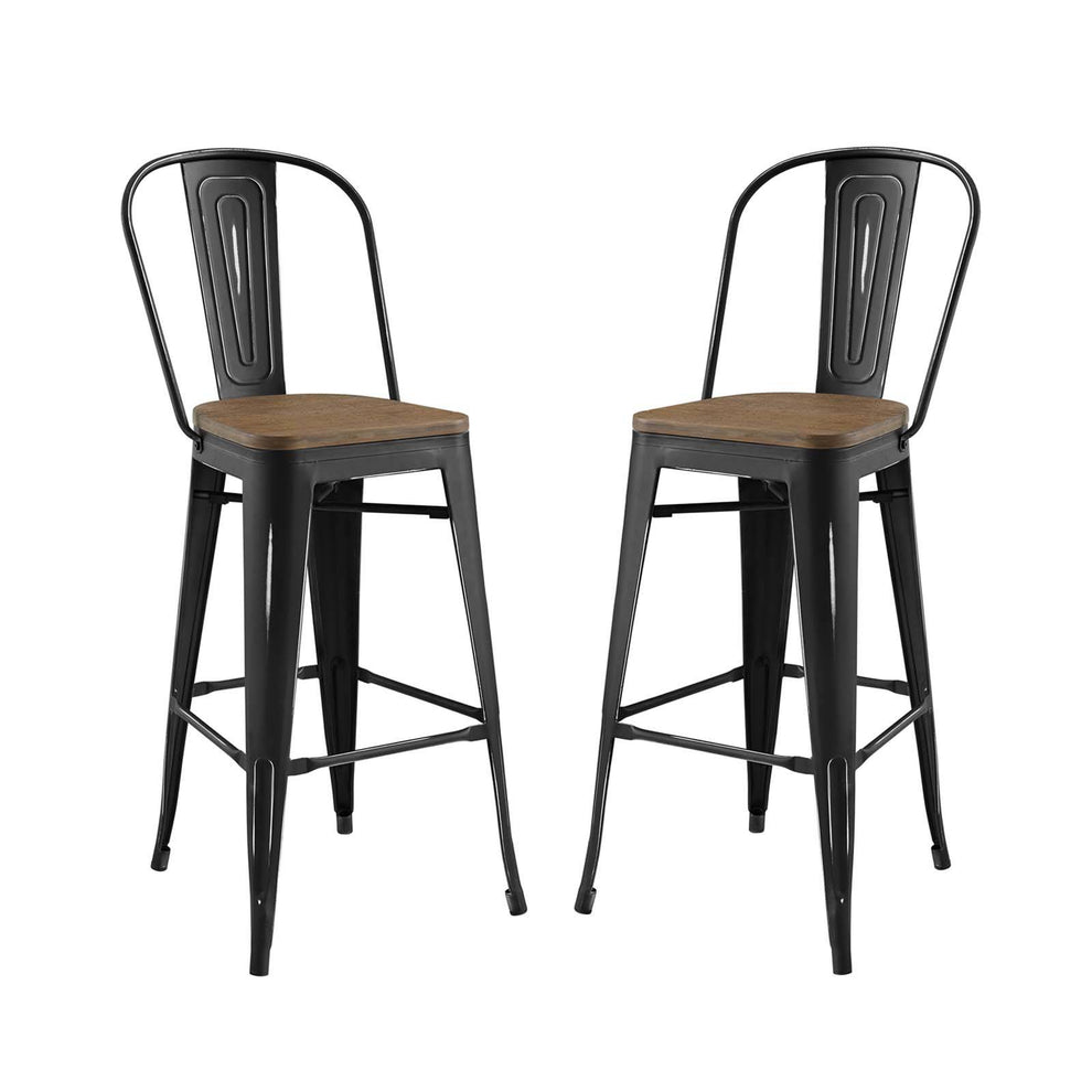 Modway Promenade Bar Stool Set of 2 - EEI-3896 | Bar Stools | Modishstore - 2