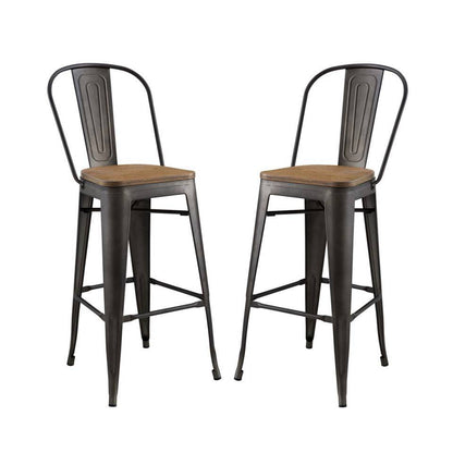 Modway Promenade Bar Stool Set of 2 - EEI-3896 | Bar Stools | Modishstore - 7