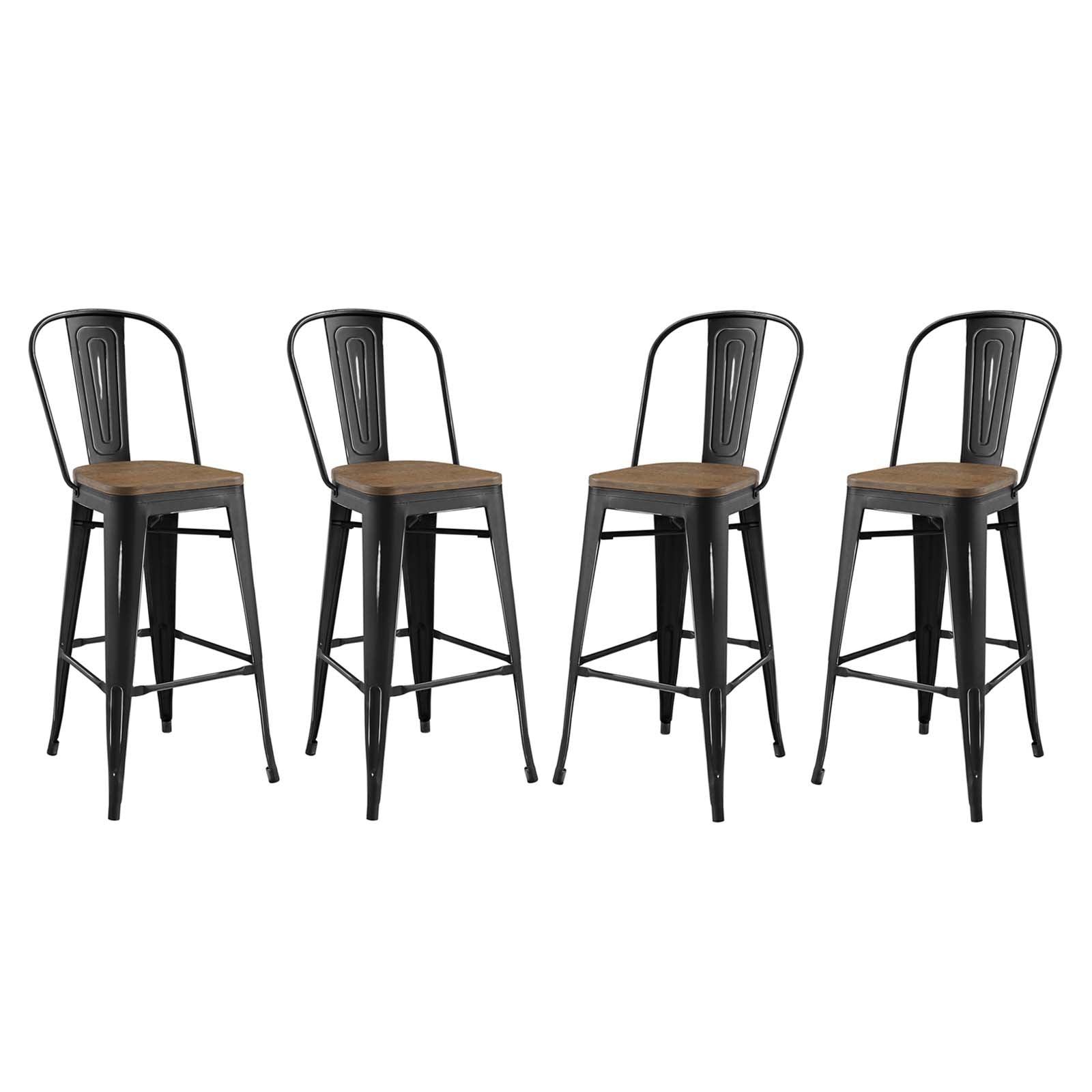 Promenade Bar Stool Set of 4 By Modway - EEI-3897 | Bar Stools | Modishstore - 2