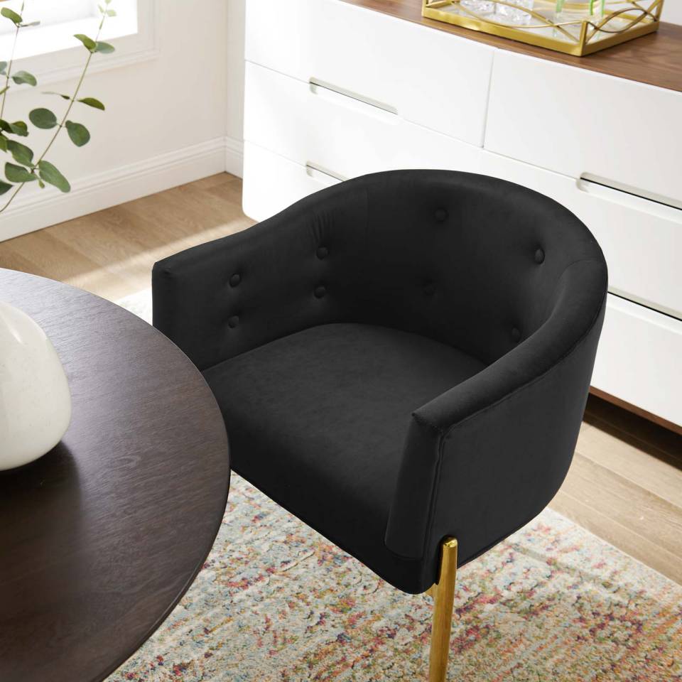 Modway Savour Tufted Performance Velvet Accent Chair - EEI-3903 | Accent Chairs | Modishstore - 2